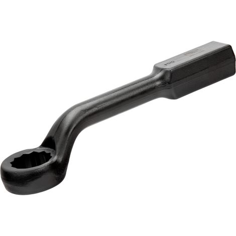 Bahco Tiefgekröpfter 1-1/2 Schlag-Maulschlüssel mit Ringende, 317 mm