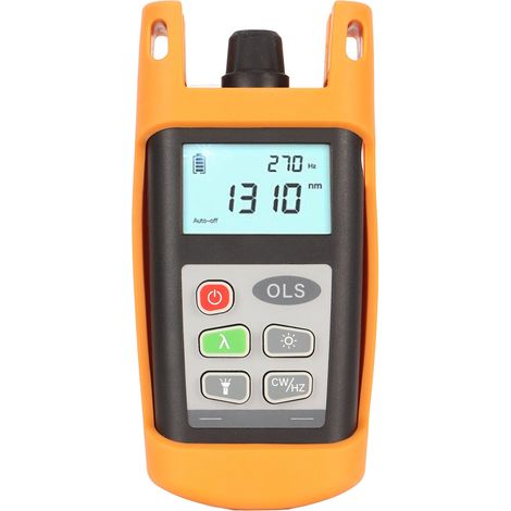 Tragbare optisch stabilisierte Lichtquelle (OLS Mini) für 1310/1550 nm zur Leistungsmessung in Singlemode-Glasfasernetzen (1/5)