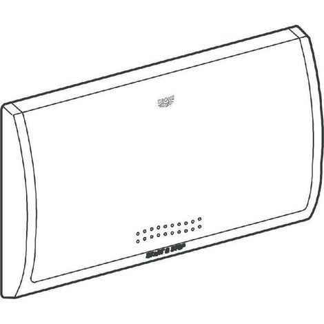 Abdeckplatte Classic 37053 330x190mm für Spülkasten 6-9l mattchrom (1/5)