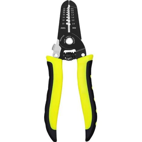 Multifunktionale Abisolierzange mit professionellem Griff und feiner Verarbeitung, 10–22 AWG