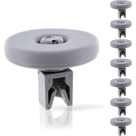 8x lave-vaisselle universel Roues de panier inférieur compatibles avec AEG Favorit Privileg Zanussi, 40 mm (1/5)