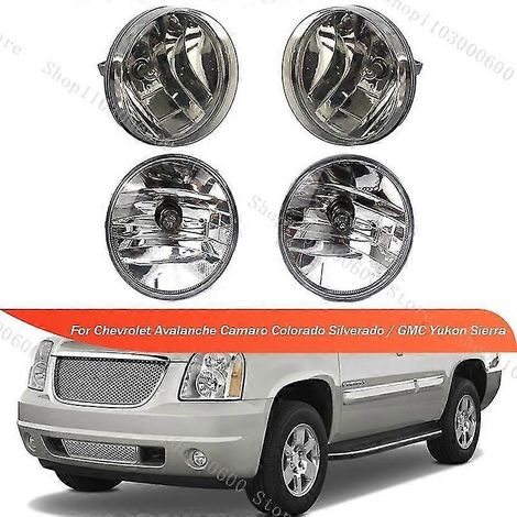 Nebelscheinwerfer für Chevrolet Avalanche, Camaro, Colorado, Silverado / GMC Yukon, Sierra (2007–2014), Frontstoßstange, Teilenummer 15839896 – Weiß, rechts