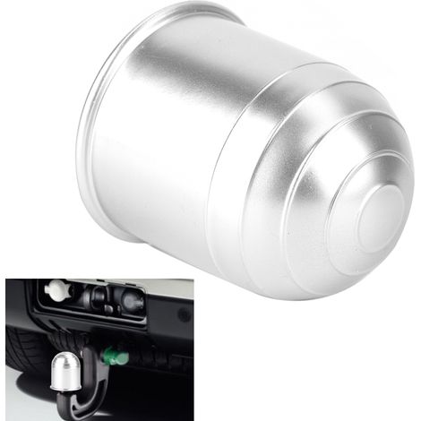 Couvercle de protection universel en plastique plaqué pour boule d'attelage (1/5)