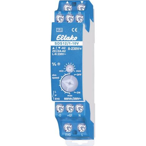Eltako SDS12 1 10V regulador azul para luminaria interior