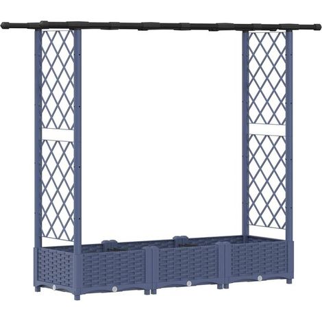 Lit mezzanine avec cadre en maille et baldaquin gris, mesurant 164 x 40 x 123 cm, en matériau PP. (1/5)