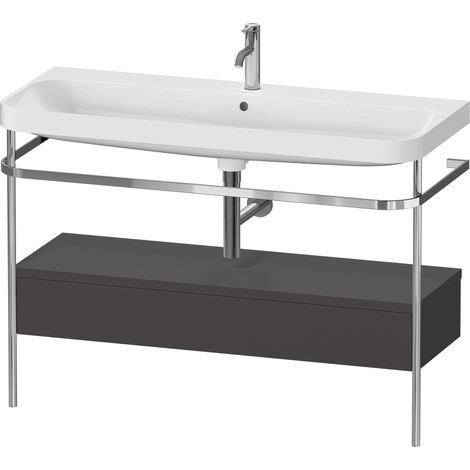 Set c-bonded Duravit Happy D.2 Plus con consola metálica y cajón,