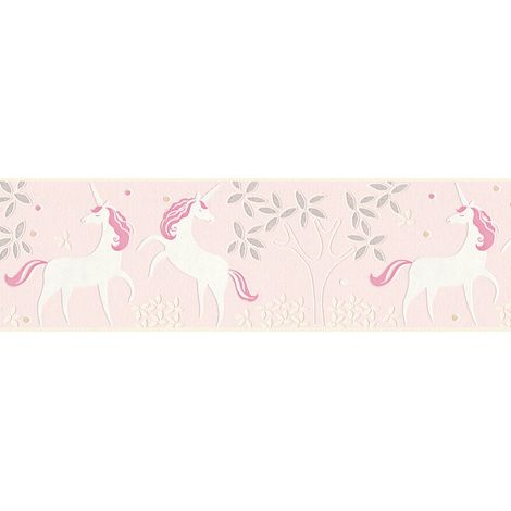 A.S. Creation Boys & Girls 6 369903 Vliestapete Borten 0.13 m x 5 m Rosa (1/2)