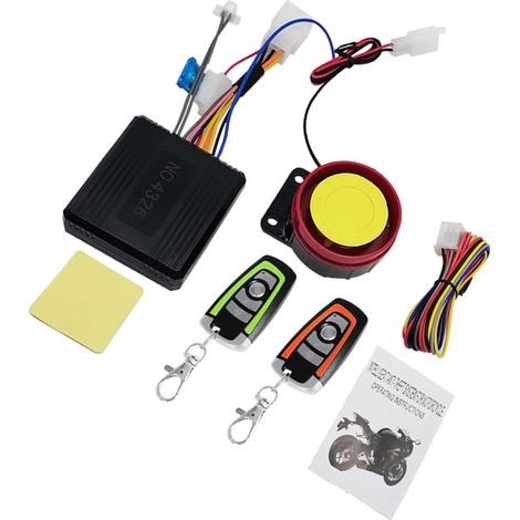 Alarme antivol moto démarrage moteur à distance commande sans fil simple sensibilité élevée 125DB (1/5)