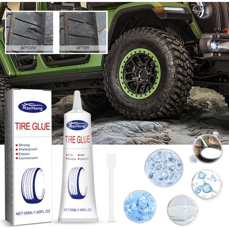 Colle de réparation pour pneus de voiture (flancs) - Colle souple - 50 ml -- AUTLEAD (1/5)