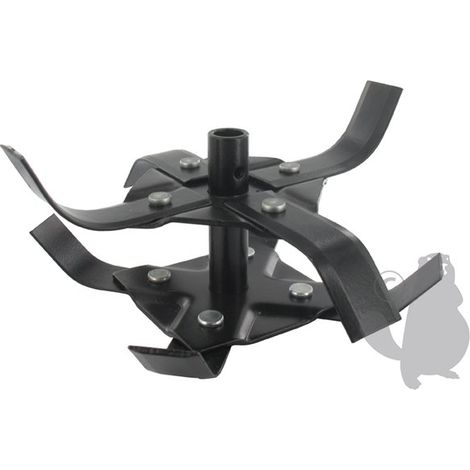 Fingerhacken-anlaufscheibe links ou rechts 225mm motobineuse PUBERT 12230 - 0320010027