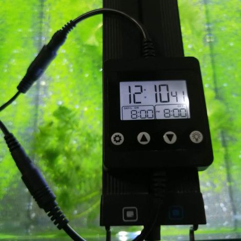 Minuteur pour aquarium, programmateur numérique 24 heures, minuteur numérique pour aquarium, minuteur de contrôle d'éclairage (1/4)