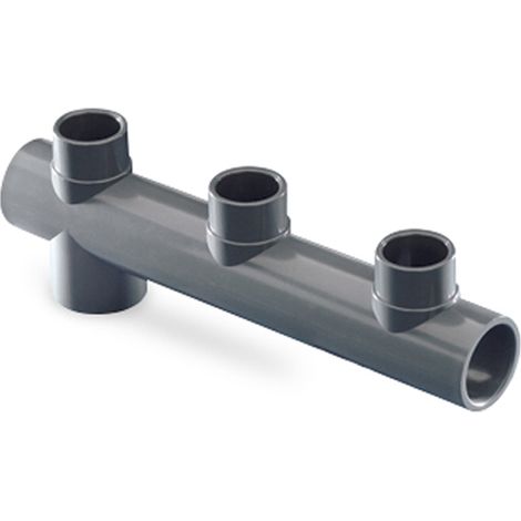 COLECTOR PVC 3 VIAS B/LTRAL Ø 50 notub