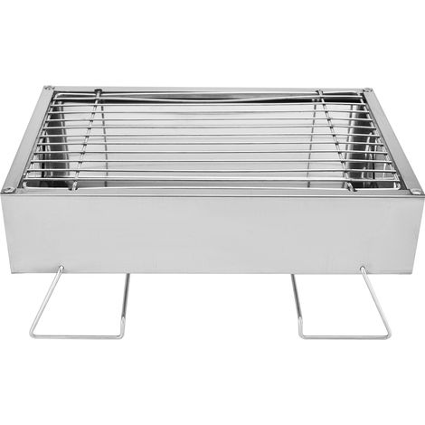 Barbecue pliant d'extérieur en acier inoxydable pour camping et pique-nique (1/5)