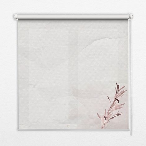 Tenda a Rullo Interna per Finestra - Tenda Filtrante Luce - Tenda Privacy - Tenda Decorativa Rettangolare - Rullo per Interni - (90 cm x 180 cm) - Carta accartocciata (1/5)