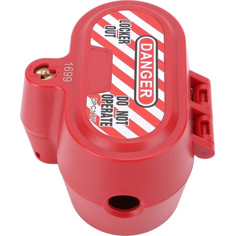 Coffret de cadenassage pour prise électrique à serrure intégrée, pour fiches industrielles ou borniers (1/5)