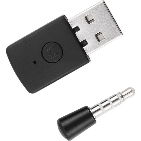 Adaptateur USB Dong Bluetooth pour PS4, Mini USB 4.0 Adaptateur Bluetooth Récepteur Dong et émetteurs pour PS4 Playstation. (1/5)
