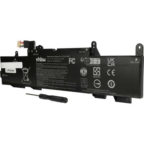 vhbw Akku kompatibel mit HP EliteBook 840 G5 (3TU10PA), 840 G5 (3TU12PA), 840 G5 (3TV47PA), 840 G5 (3TV45PA) Notebook (4250 mAh, 11,55 V, Li-Ion) (1/5)