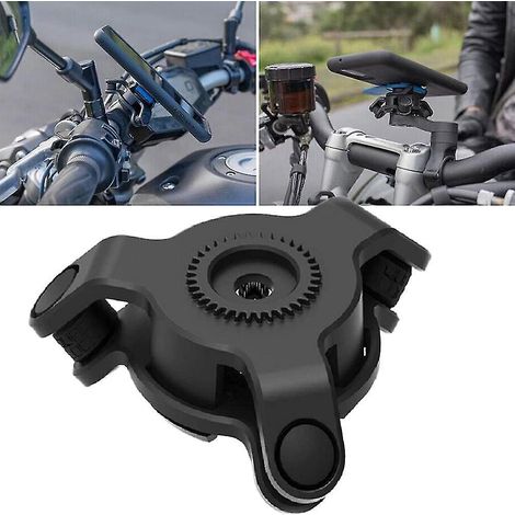 Quad-Lock-Fahrradtelefonhalterung mit Vibrationsdämpfer für Motorrad