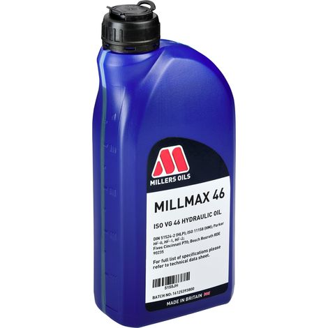 Draper 14482 Millers Oils Millmax 46 Hydraulic Oil, 1L (1/2)