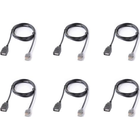 Adaptateur de câble d'interface USB compatible avec les autoradios multimédias 6 canaux Kia, Elantra et Tucson (1/5)