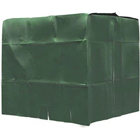 Couvre-réservoir Oxford vert pour cuve 1000L – protection étanche anti-pluie, tissu résistant et durable