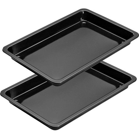 Lot de 2 plats de cuisson pizza au four 42 x 29 cm Dr. Oetker Back-Idee Kreativ (1/4)