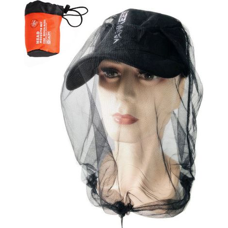 Chapeau de protection extérieure anti-insectes, chapeau de pêche, chapeau d'apiculteur, couvre-chef anti-moustiques à enfiler, voile solaire anti-abeilles noir