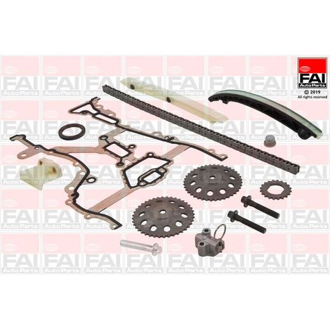 Kit de distribution par chaîne FAI AutoParts TCK116 OPEL 55562234 5636360 637241
