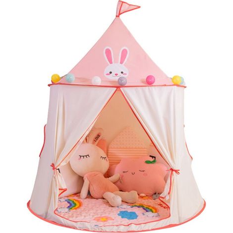 Tienda de campaña para niños pequeños,Tienda plegable portátil,Tienda con forma de cono,116116130 cm,Estilo 2 (1/5)