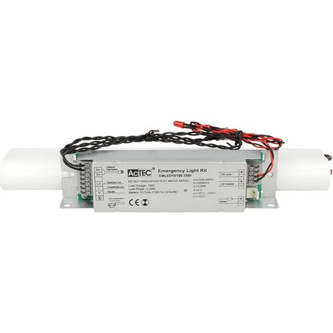 Kit Sistema Di Emergenza Led Voltaggio Costante Per Tubo Led Lampada Led 220V Fino a 20W 3 Ore (1/3)