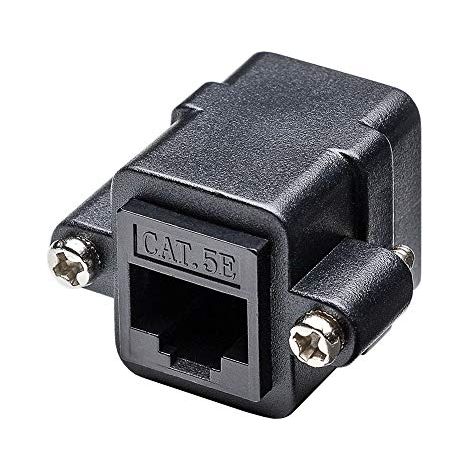 Goobay Adattatore RJ45 F/RJ45 F da Pannello Cat.5E UTP (1/2)
