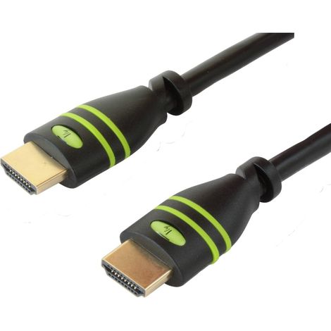 Cable HDMI-A macho/macho Techly de 2,0 m, tipo A (estándar), color negro. (1/5)