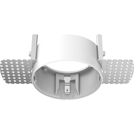 Ideal Lux Faretto Tondo Zeus 1 luce Bianco Materie Plastiche
