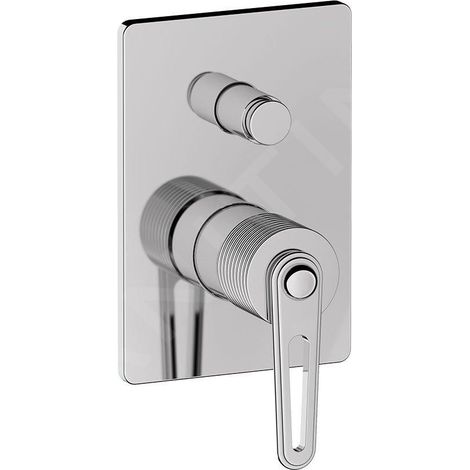 Sapho - Mitigeur encastré avec 2 sorties et corps d’encastrement, chrome BB042 (1/2)