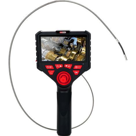KS Tools HD-Videoskop-Satz mit Ø 3,9 mm 720° und 0° HD Frontkamera-Sonde, flexible PVC Hülle (1/5)