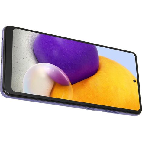 Écran tactile OLED 6,7 pouces avec capteur d'empreintes digitales pour Samsung Galaxy A72 5G 4G SM A725 SM A725M DS Violet