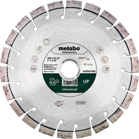 Metabo Diamanttrennscheibe 180x22,23mm, "UP", Universal "professional" (1/7)