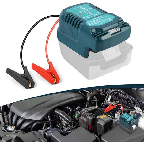 Booster Batterie Voiture, Démarreur Batterie Voiture Portable, LED 12V Jump Starter avec Lumière LED Pince Intelligente, Protection Multiple,Auto Moto SUV Camion,pour Moteurs Diesel 3,0L (1/5)