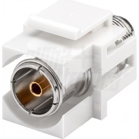 Keystone antenna tv iec femmina con presa f alpha elettronica 96-135