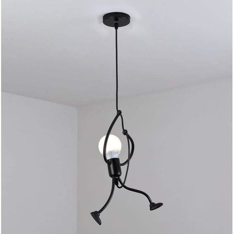 Lustre Suspension,E27,Créatif Dessin Animé Lustre Salon, Suspension Luminaire pour Chambre le Salon(Ampoule Non incluse) (1/4)