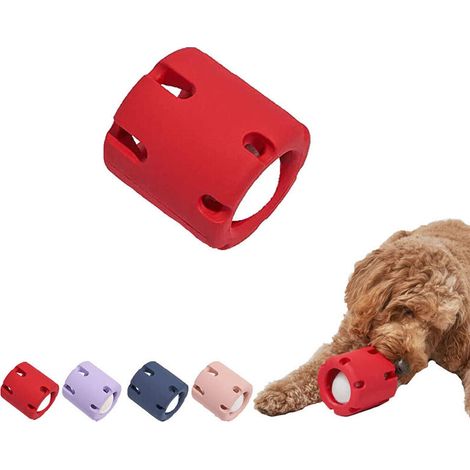 1 jouet à mâcher pour chien, gobelet de tennis, anneau de dentition rouge (1/5)