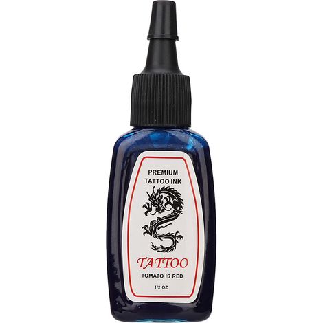 Encre tatouage sourcils longue durée 15ml bleu pigment professionnel couleur rapide (1/5)