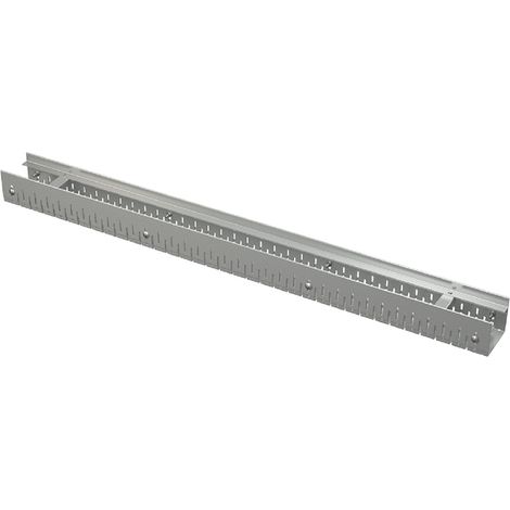 Caniveau de drainage Alcadrain 75 mm réglable, galvanisé (1/2)