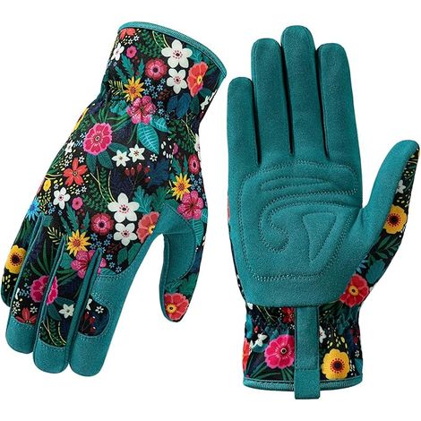 Gardening Gloves for Women, Breathable leather Garden Gloves with Grip, Thorn-Proof Puncture-Resistant Work Gloves (1/5)