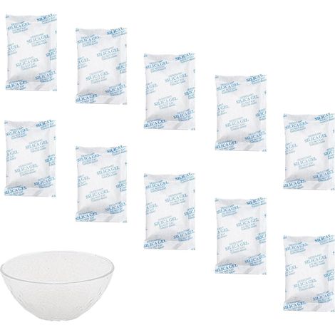40 Stück Silicagel Beutel 20g Silica Kugeln Regenerierbar Silica Gel Packets Trockenmittelbeutel für Elektronik Kleidung Schubladen Schuhentfeuchter