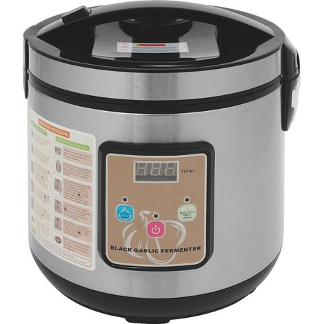 Fermenteur d'Ail Noir, Contrôle Automatique de la Température, Capacité de 6L, Argent (1/2)