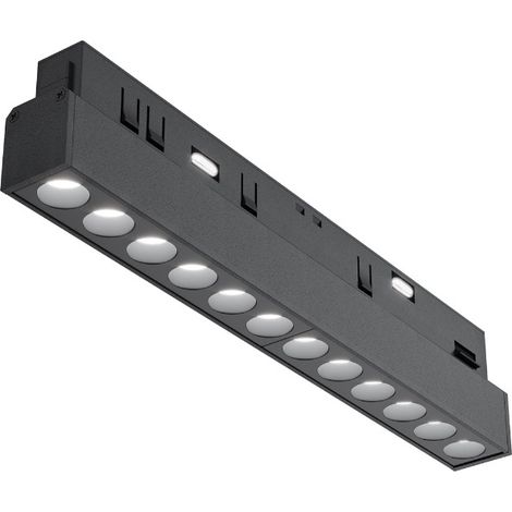 Lampada binario 1F nera lineare LED 12W 4000K Maytoni (1/5)