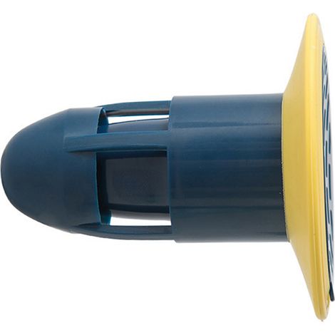 Geruchsneutraler Bodenablauf, Verstopfungsschutz, Abflussfilter, Insektenschutz, geruchshemmend, nordisch-blaue Farbe (1/5)