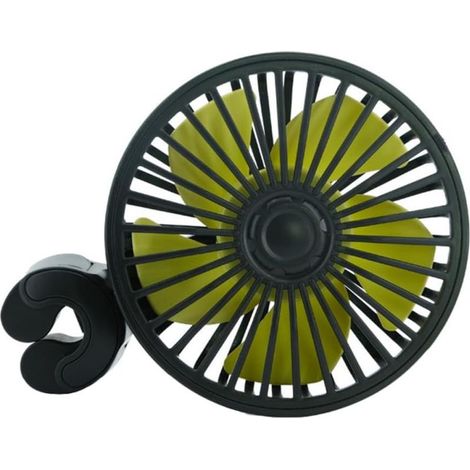BESPORTBLE Ventilateur de Voiture Arrière Noir Installation (1/5)