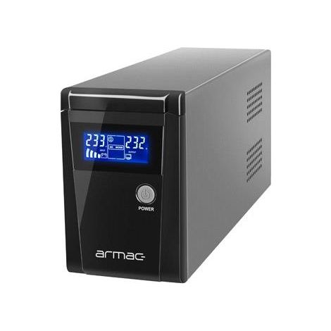 Fuente de alimentación de emergencia UPS interactiva por línea Armac Office 850E LCD 2x230V PL